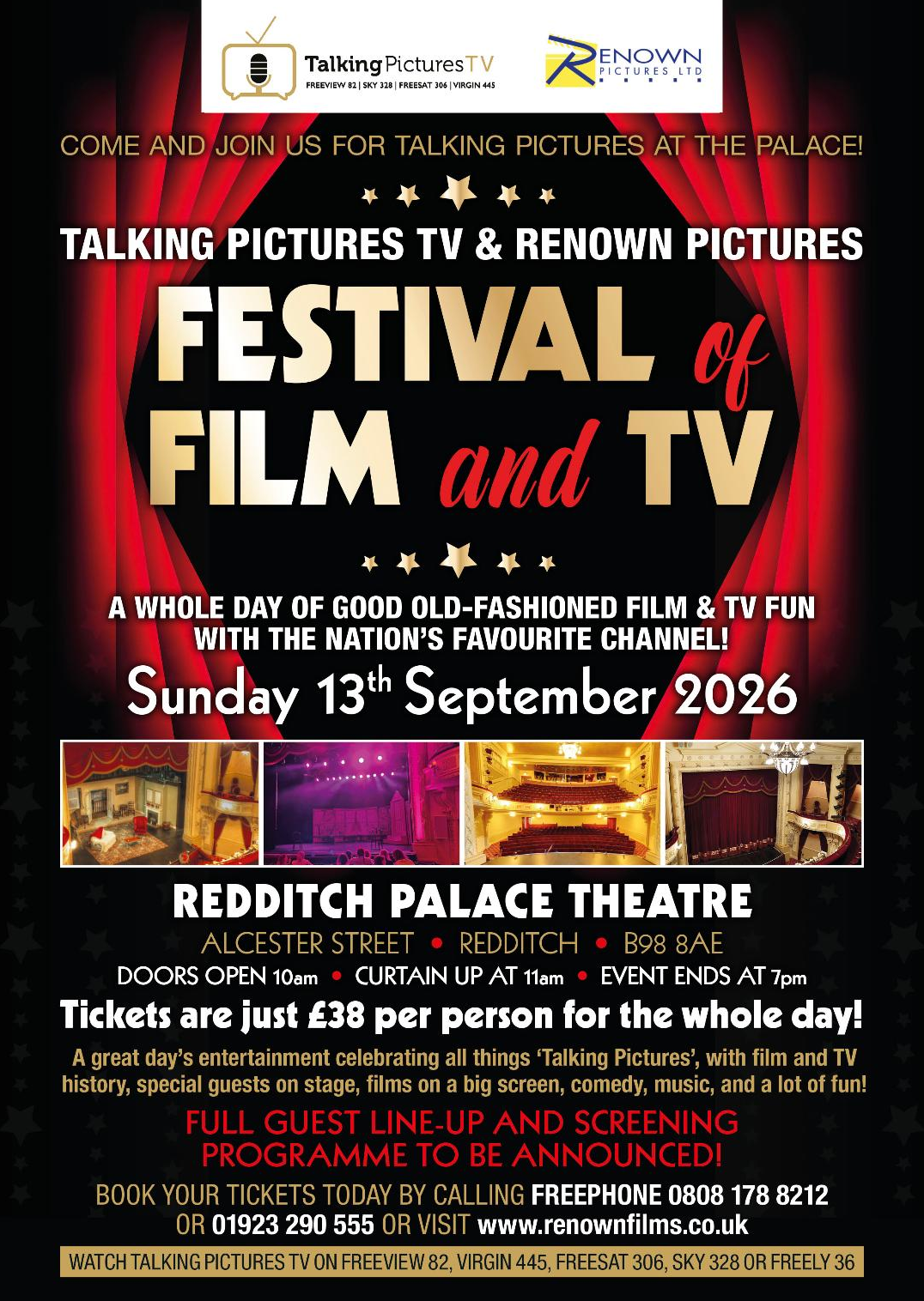 Talking Pictures TV & Renown Pictures Festival of Film and TV