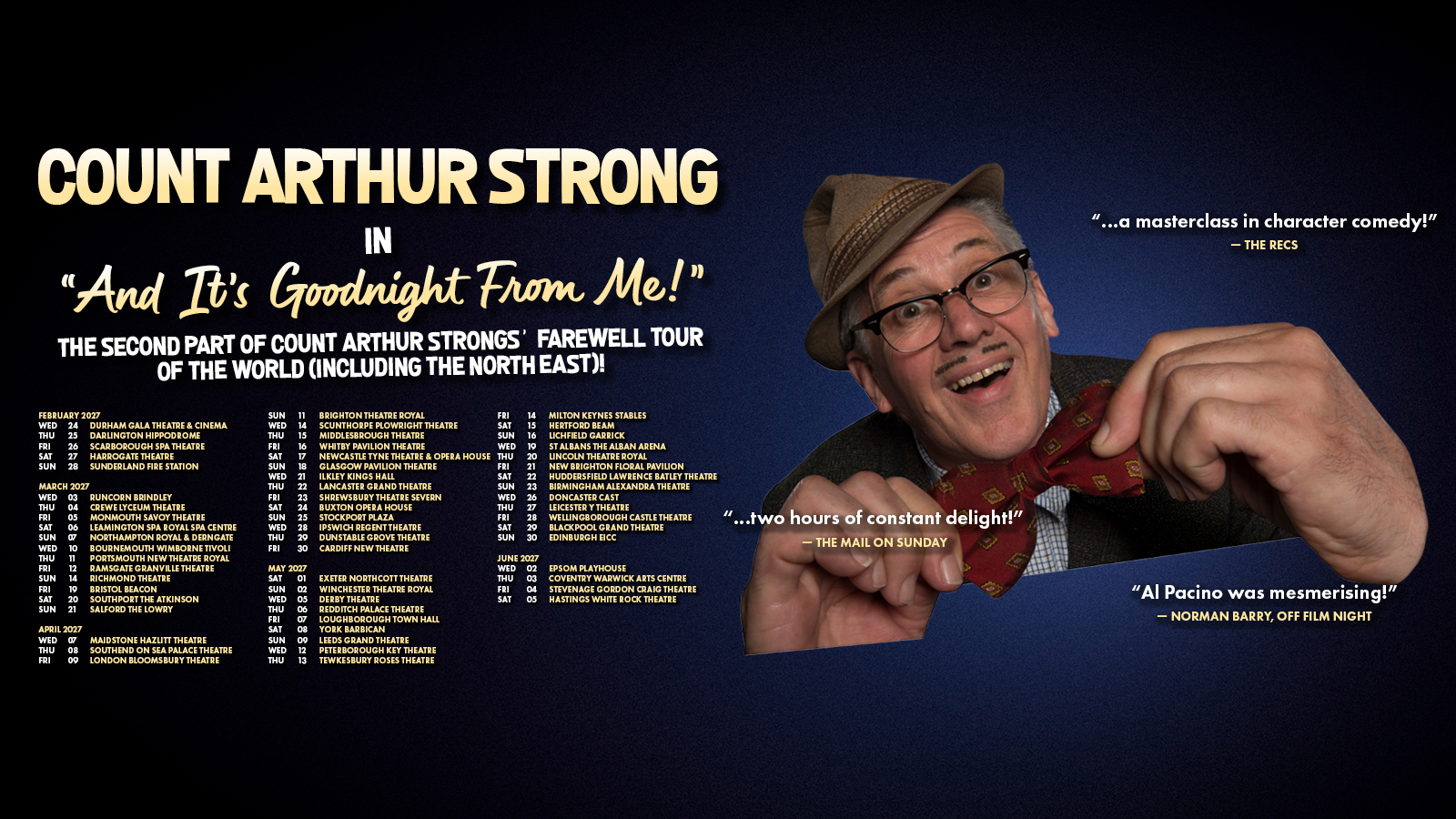 Count Arthur Strong: And It's Goodnight From Me!