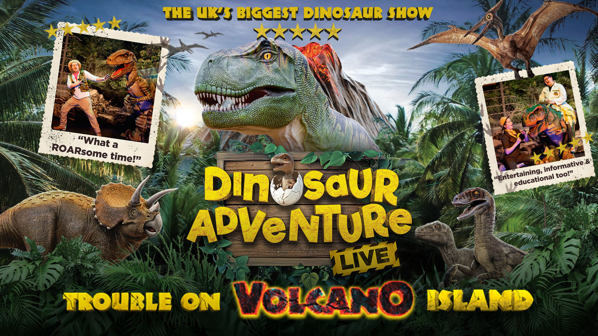 Dinosaur Adventure Live - Trouble On Volcano Island