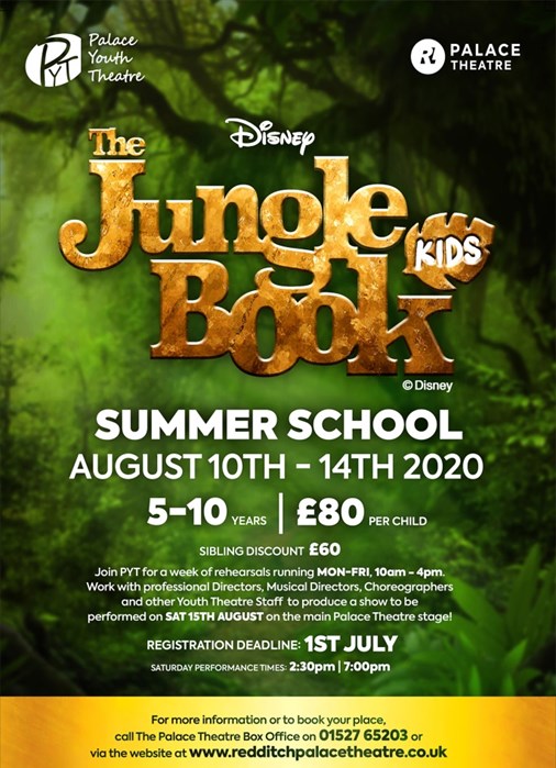 Jungle Book Kids (5-10 Year Olds) and FAME Jr (10-18 Year Olds)