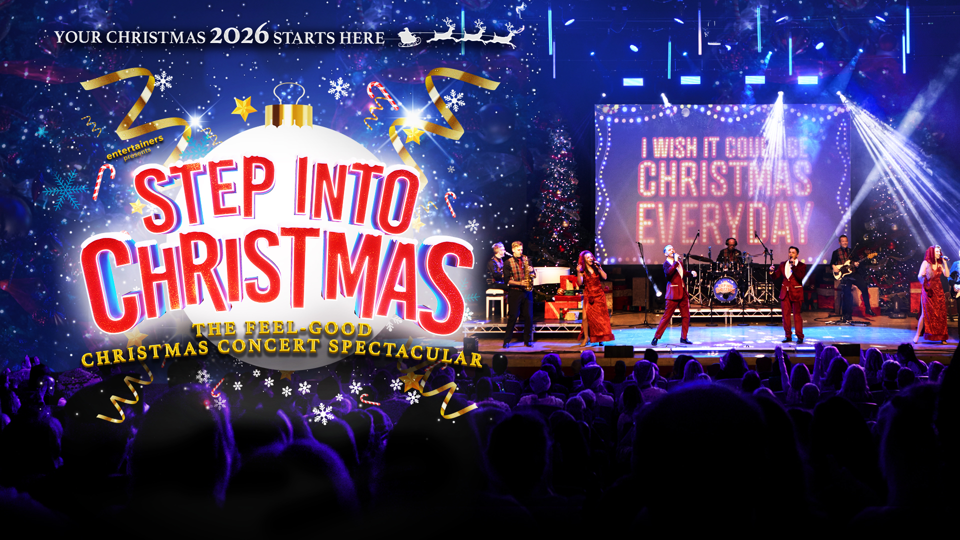 Entertainers Present Step Into Christmas